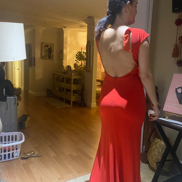 JVN by Jovani Red Evening Gown - Picture 3 of 8